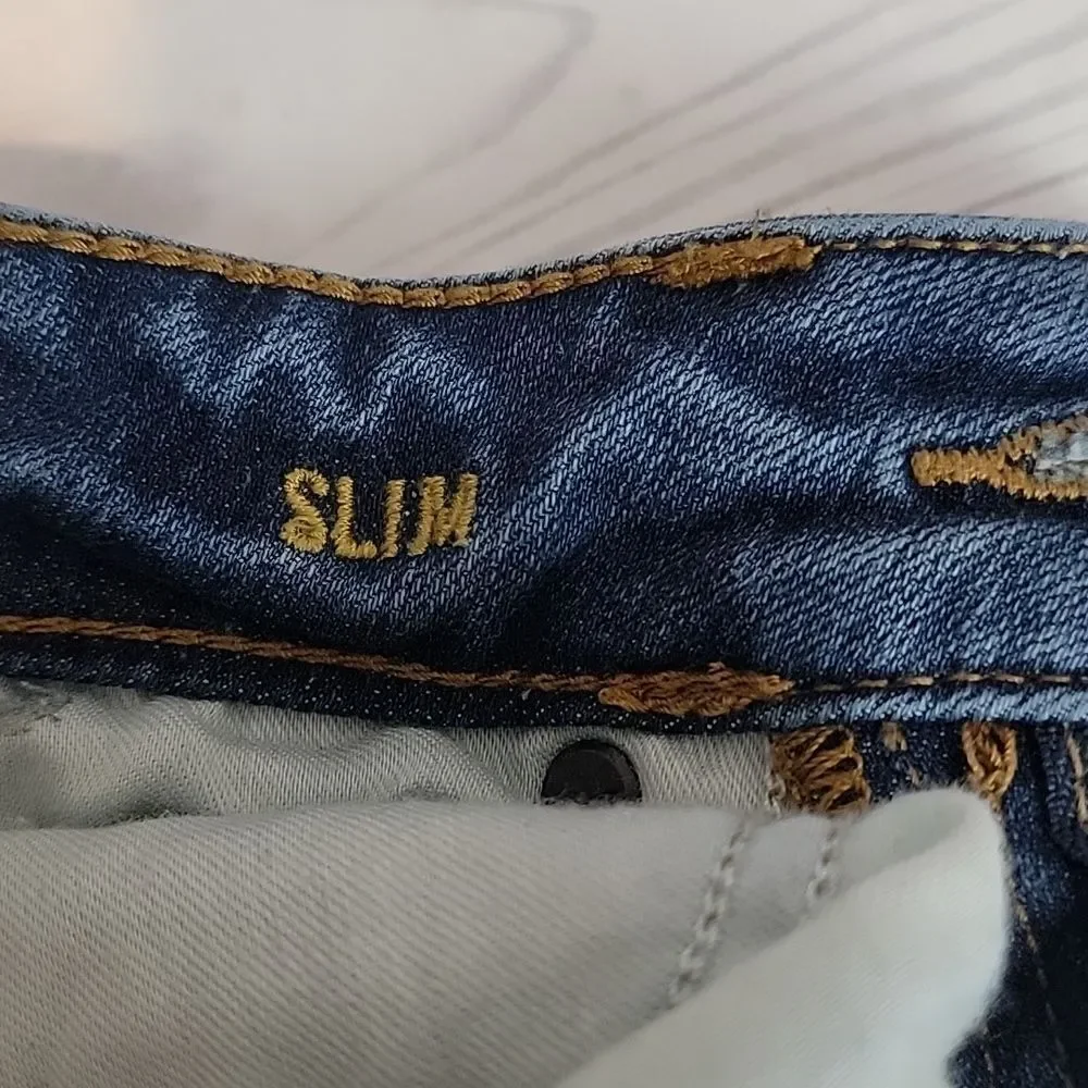 American Eagle 360° Extreme Flex Slim Straight Blue Jeans Womens Size 26